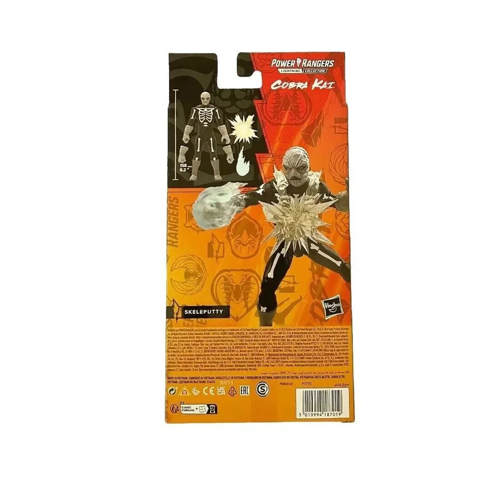 Power Rangers Lightning Collection Mighty Morphin X Cobra Kai Skeleputty‎ NEW